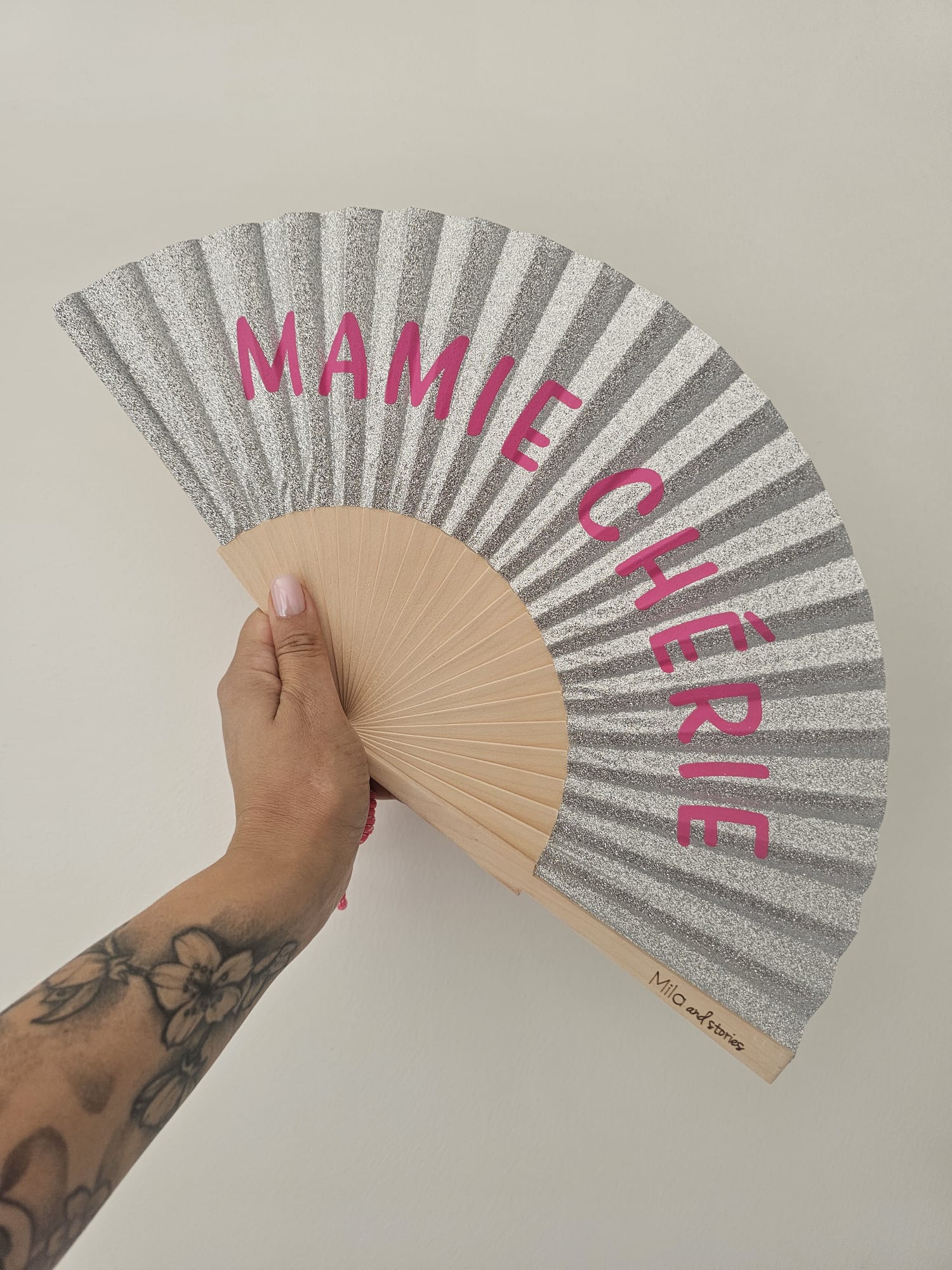 Éventail "Mamie chérie"