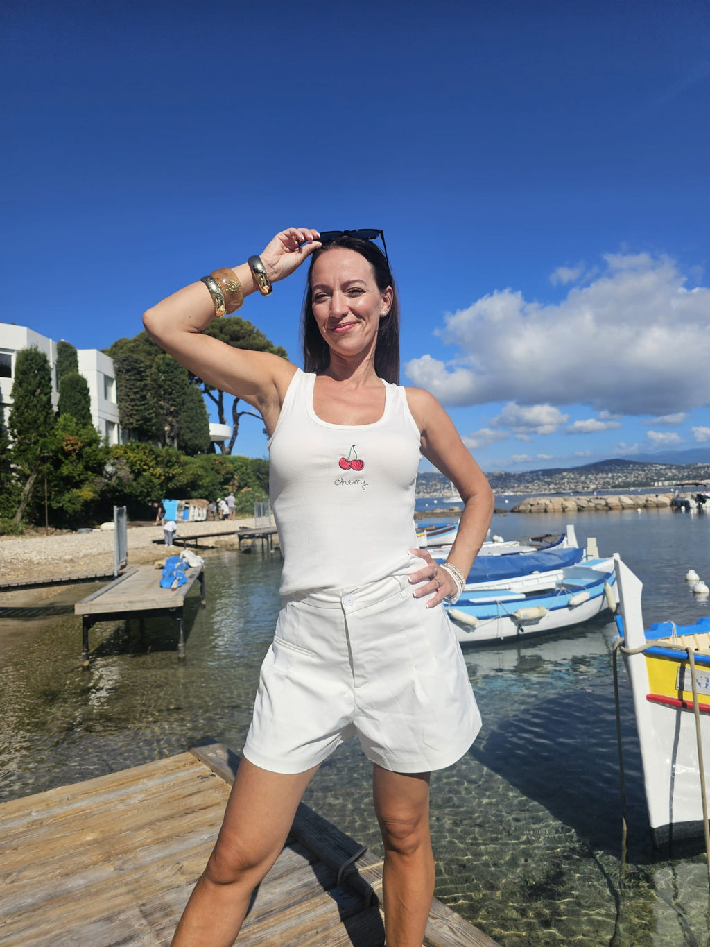 DÉBARDEUR CERISE